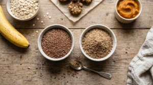 Ground flaxseed compared with whole flaxseeds for homemade dog treats