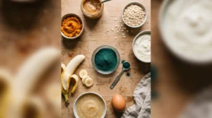 Spirulina powder with wholesome ingredients for homemade dog treats